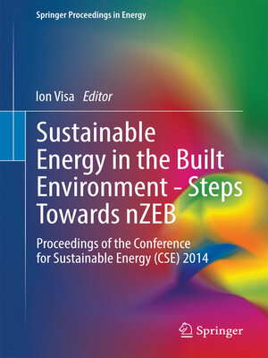 cover image of Sustainable Energy in the Built Environment--Steps Towards nZEB